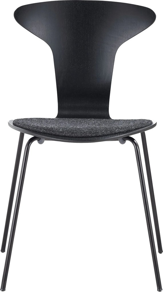 Howe Munkegaard Black stoel met zitkussen zwart