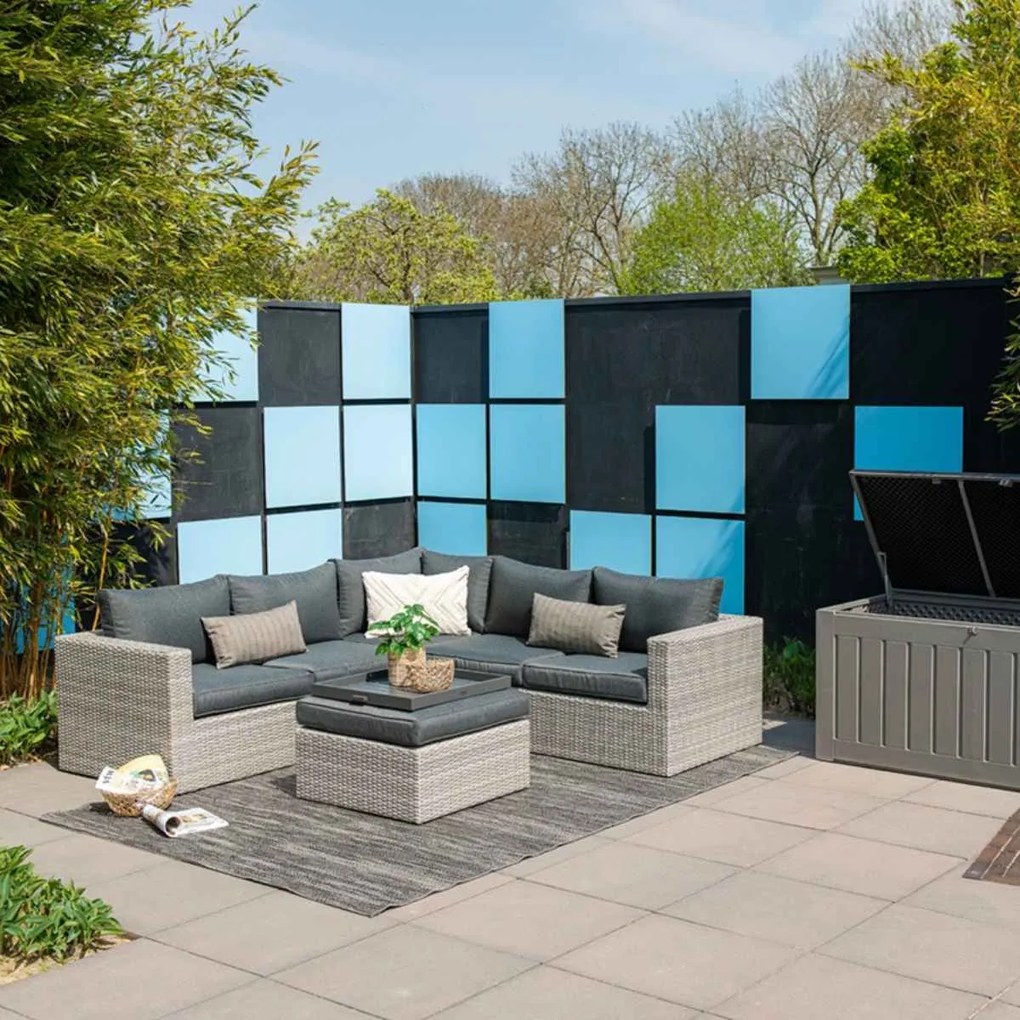 Garden Impressions Bruno loungeset 4-delig - licht grijs