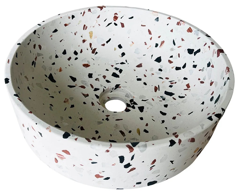 Livli Beleza badmeubel 120cm met ronde terrazzo waskommen