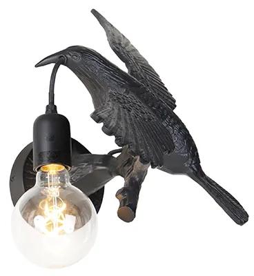 Vintage wandlamp zwart - Animal Fugl Landelijk E27 Binnenverlichting Lamp