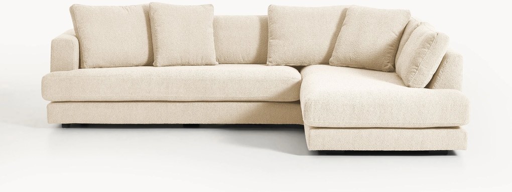 Bouclé hoekbank Tribeca