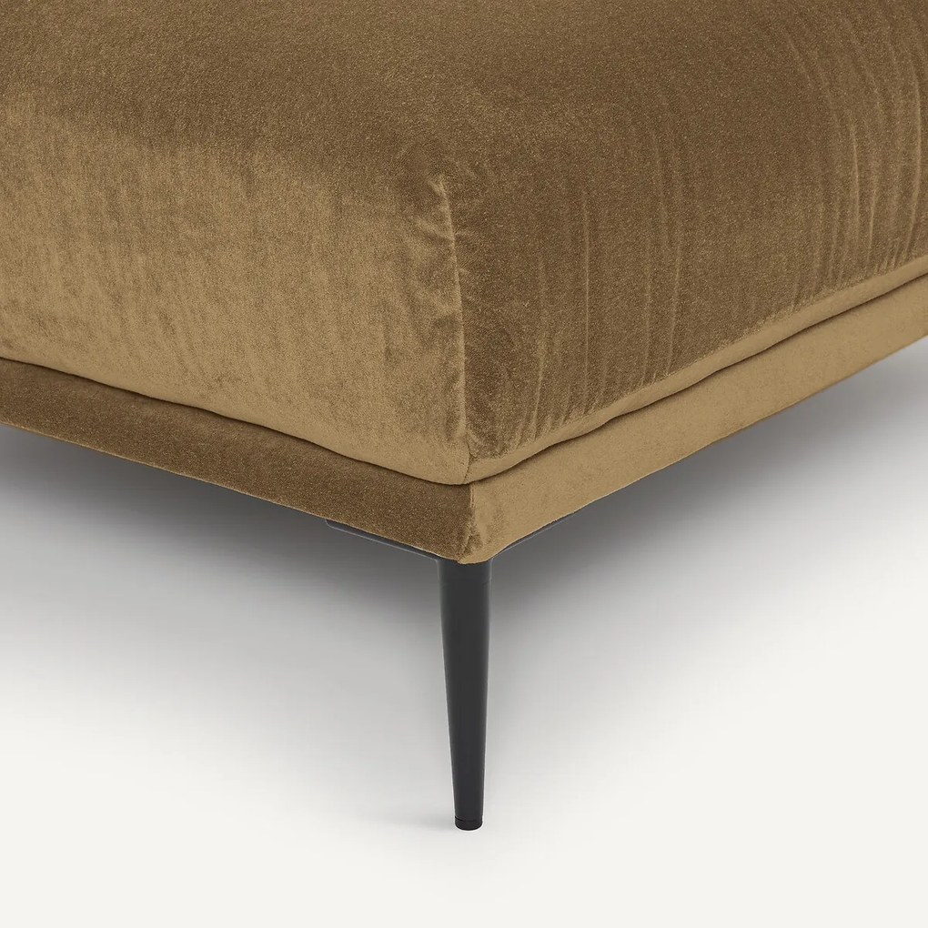 Voetensteun XL, in linnen fluweel, OSCAR