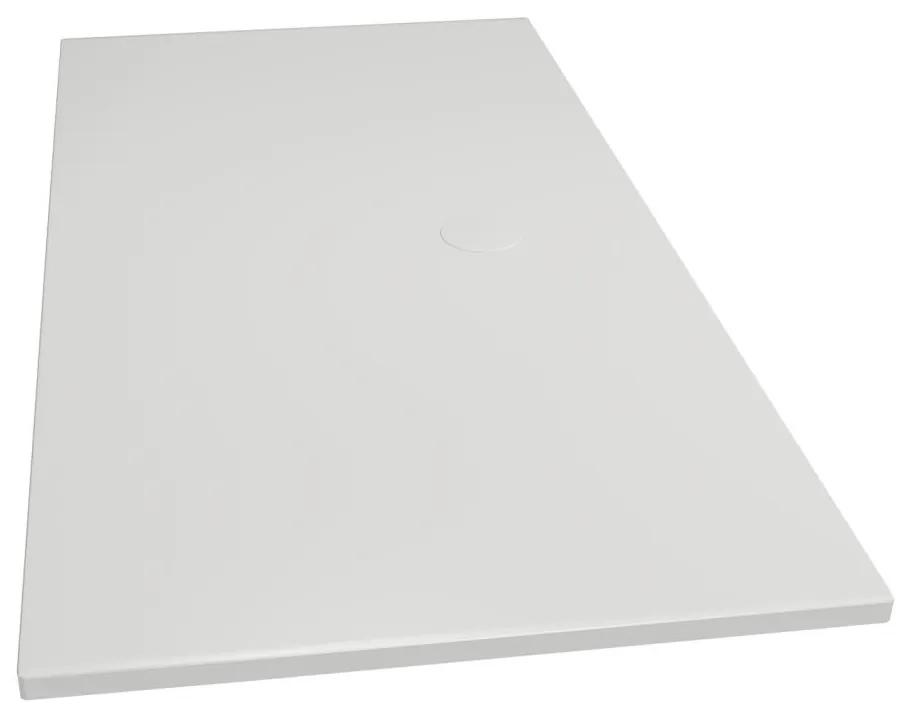 Xenz Flat Plus rechthoekige douchevloer acryl 180x90cm wit glans