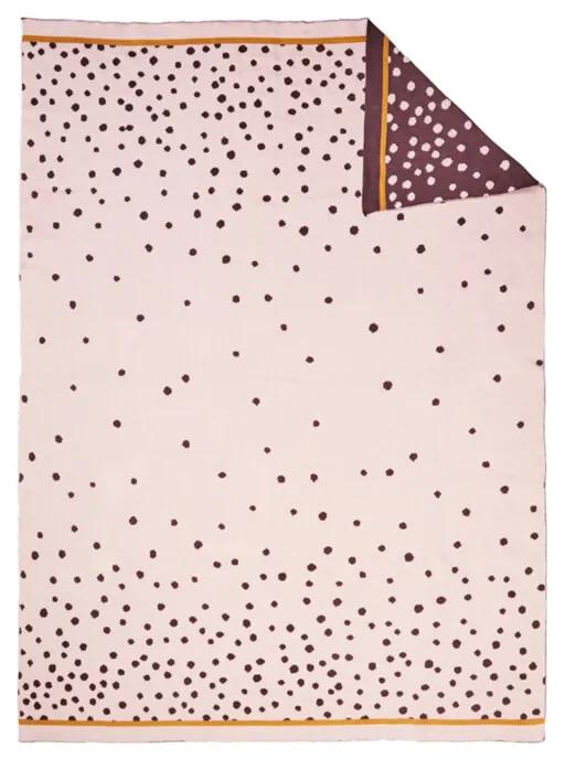 Happy Dots Wiegdeken Powder 80 x 100 cm