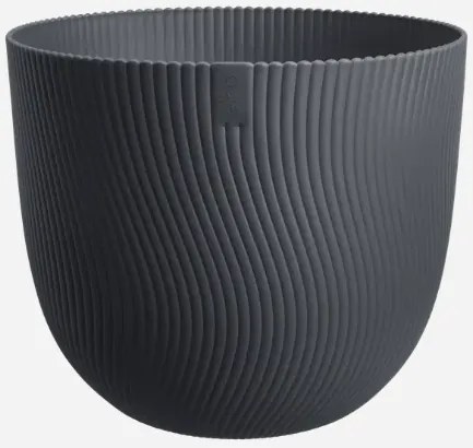 Elho Sereh Rond 40 cm Bloempot - Antraciet - Grote XL Plantenbak met Drainageplug