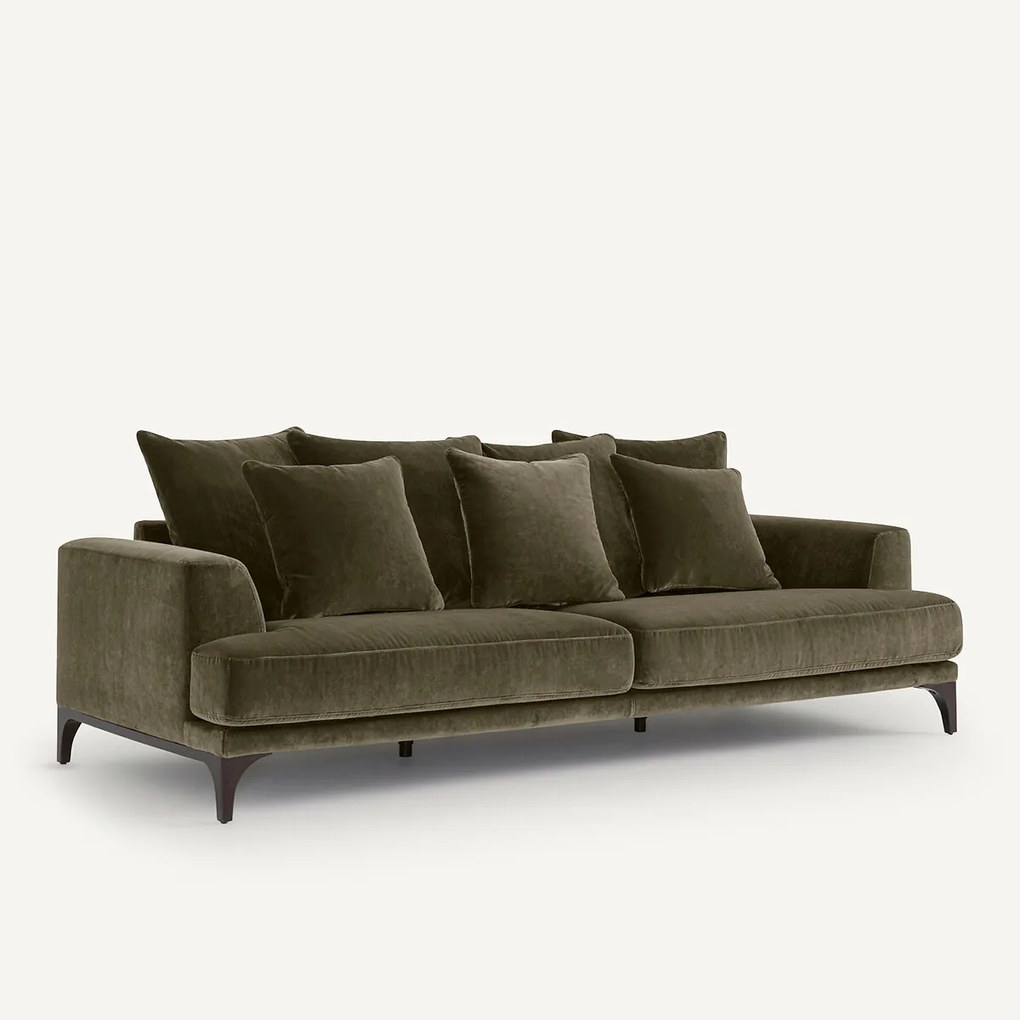 Bank van fluweel linnen, Armento