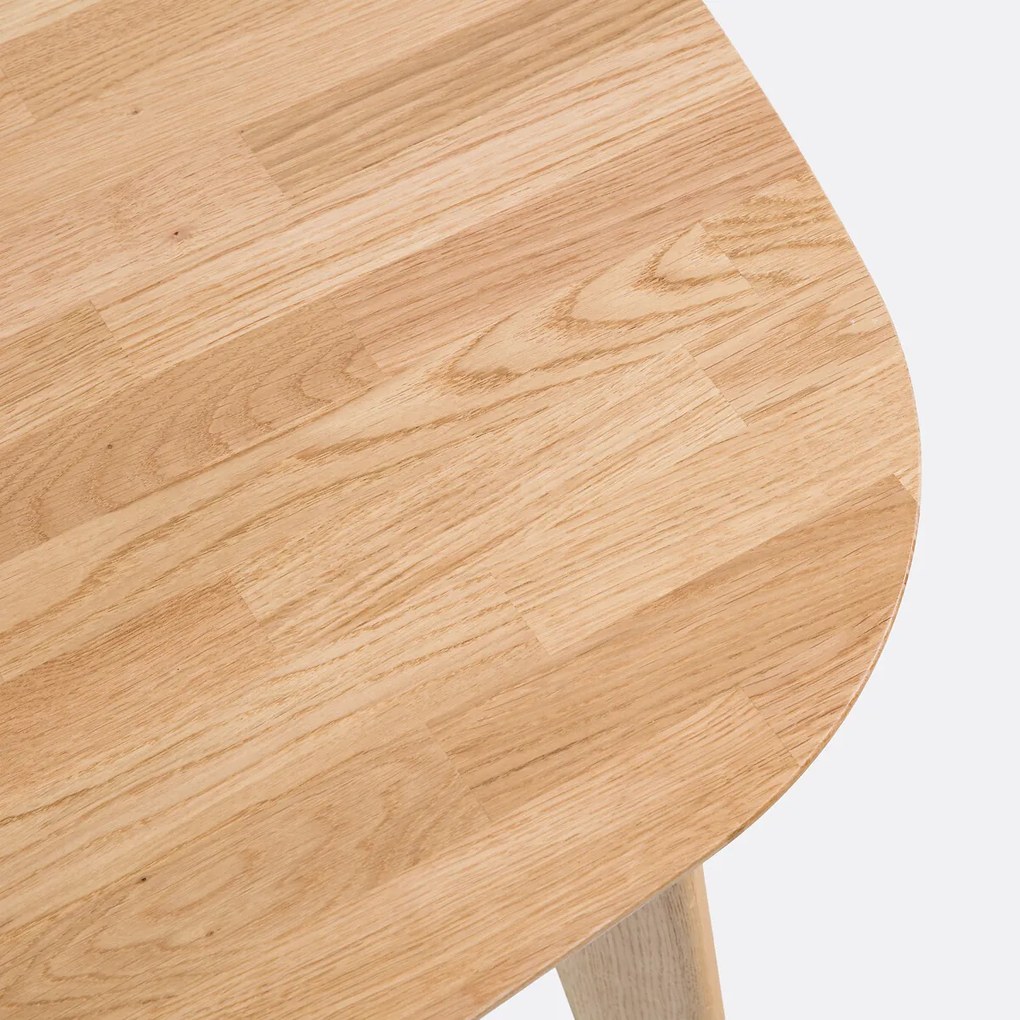 Tafel in massief eik, 8 tot 10 plaatsen, Dalmar