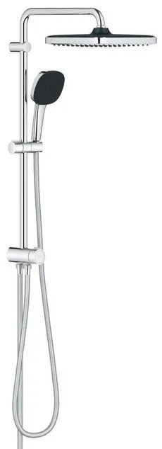GROHE Vitalio Comfort 250 QuickFix Regendoucheset - hoofddouche - 25cm - vierkante handdouche - 2 straalsoorten - chroom 26698001
