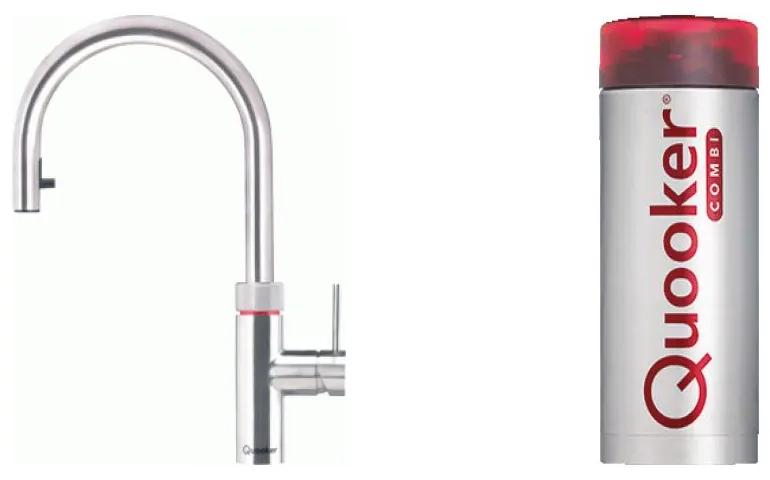 Flex kokend water keukenmengkraan - RVS - met Combi+ boiler