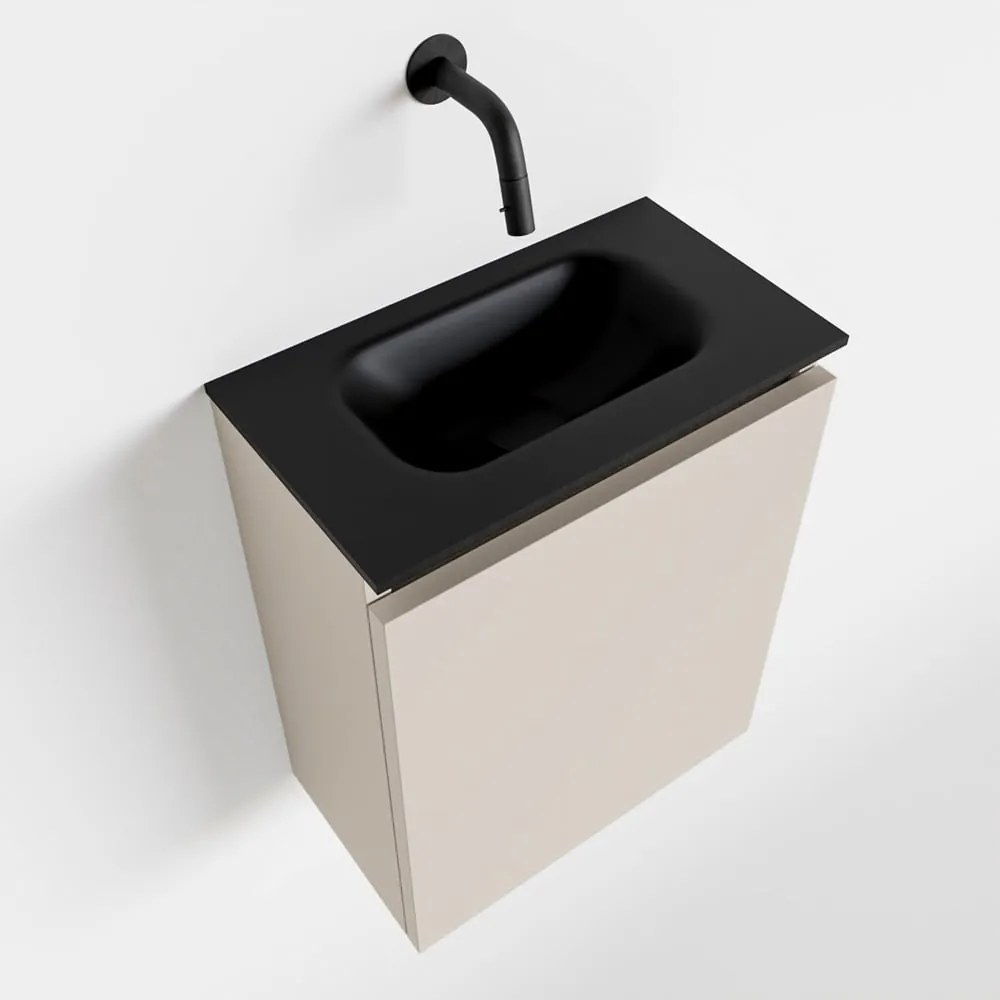 Mondiaz Ture 40cm toiletmeubel linen met wastafel urban midden geen kraangat