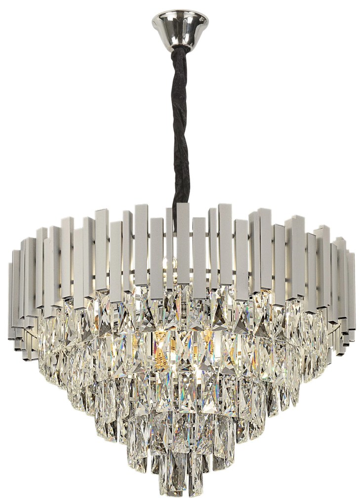 Hanglamp met kristallen G051-CP 50CM Chrome