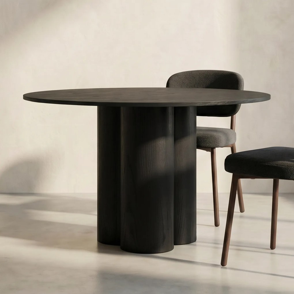 Design Eettafel Zwart - 110 X 110cm.