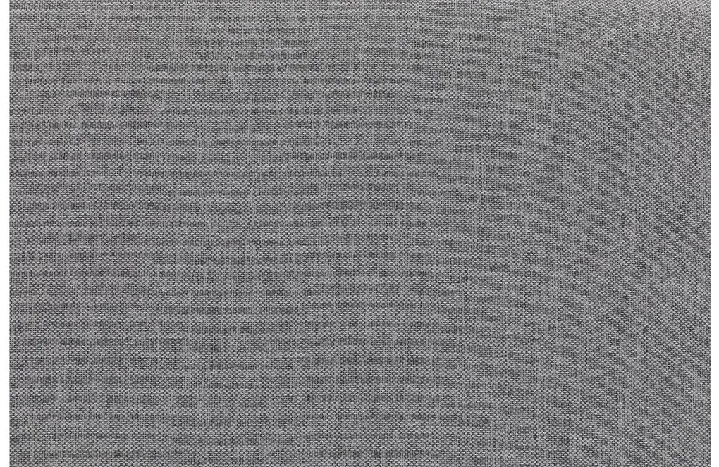 Goossens  Key West grijs, stof, 2,5-zits, modern design met ligelement rechts