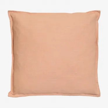 Vierkant Katoenen Kussen (45x45 Cm) Elezar Roze – Kwarts - Sklum