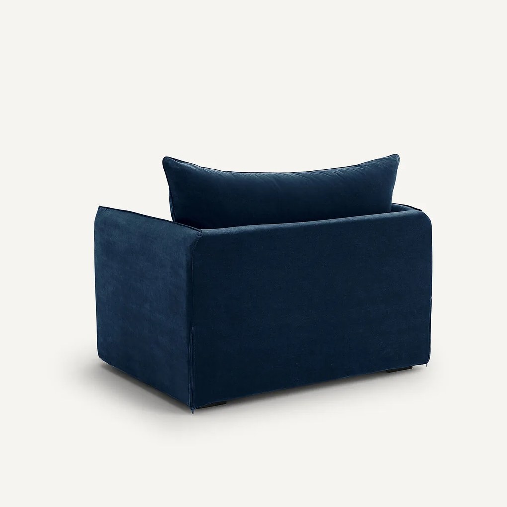 Fauteuil XL in fluweel, Neo Chiquito