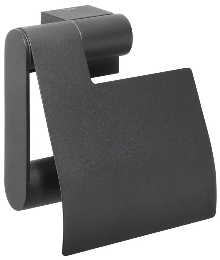 Tiger Nomad Toiletrolhouder met klep Zwart