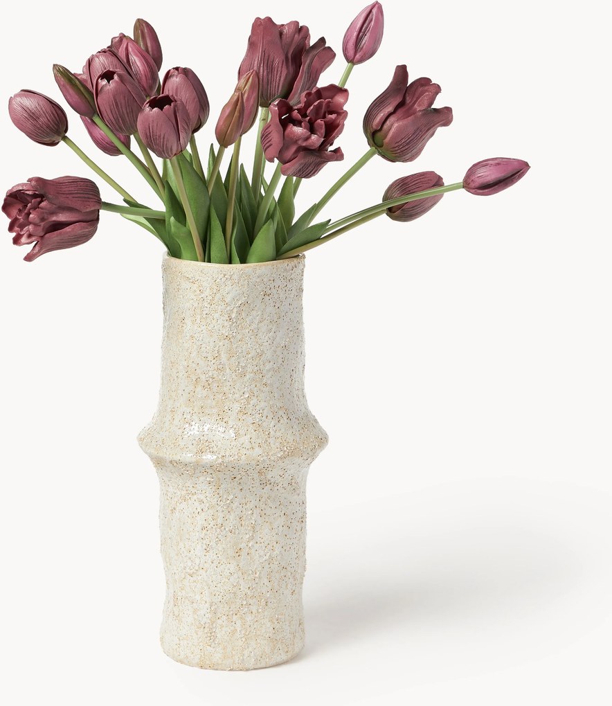 Kunstboeket paarse tulpen