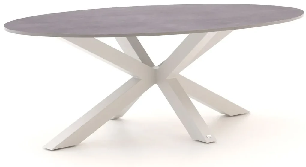 Bellagio Induno Ellips dining tuintafel 240x120cm