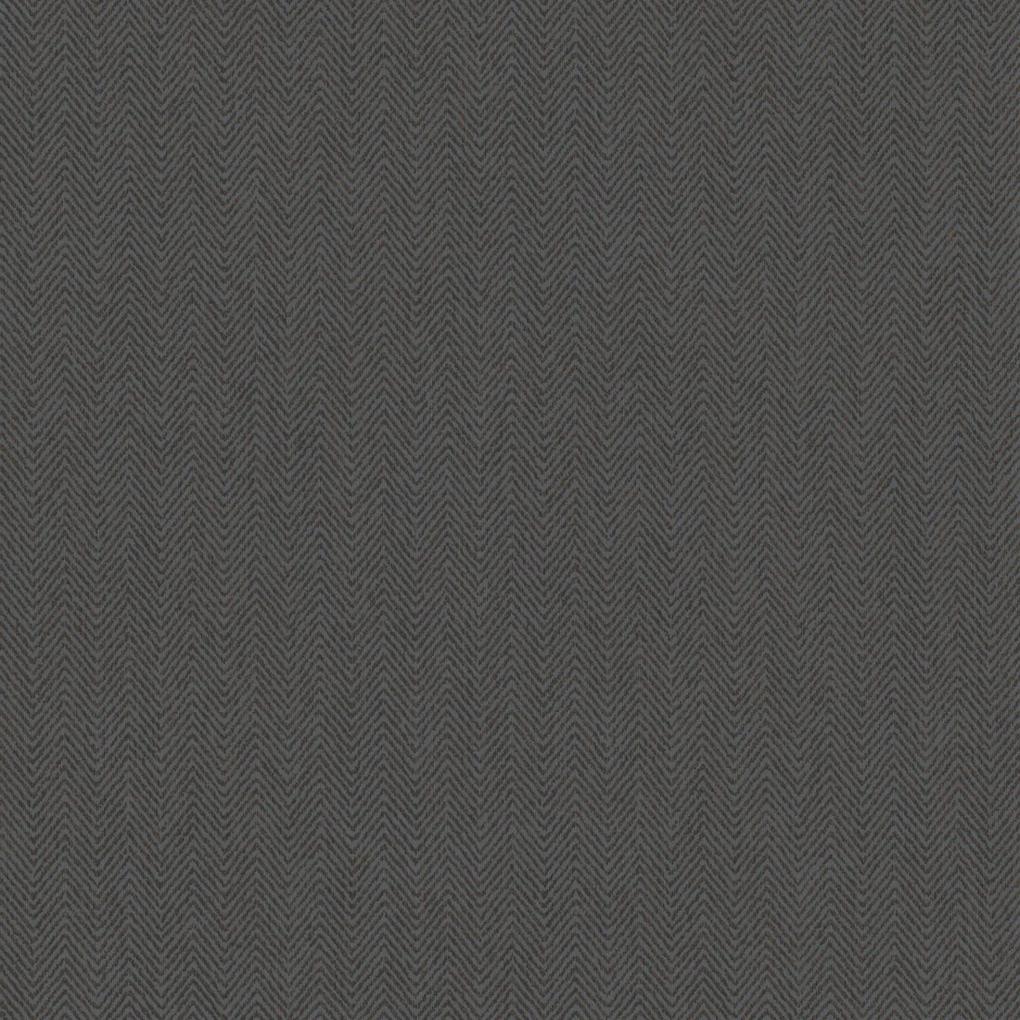 Rivièra Maison - RM Wallpaper Blenheim Herringbone grey - Kleur: grijs