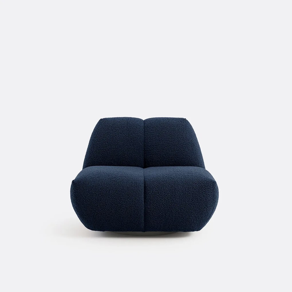 Draaifauteuil, dikke badstof, Nuria