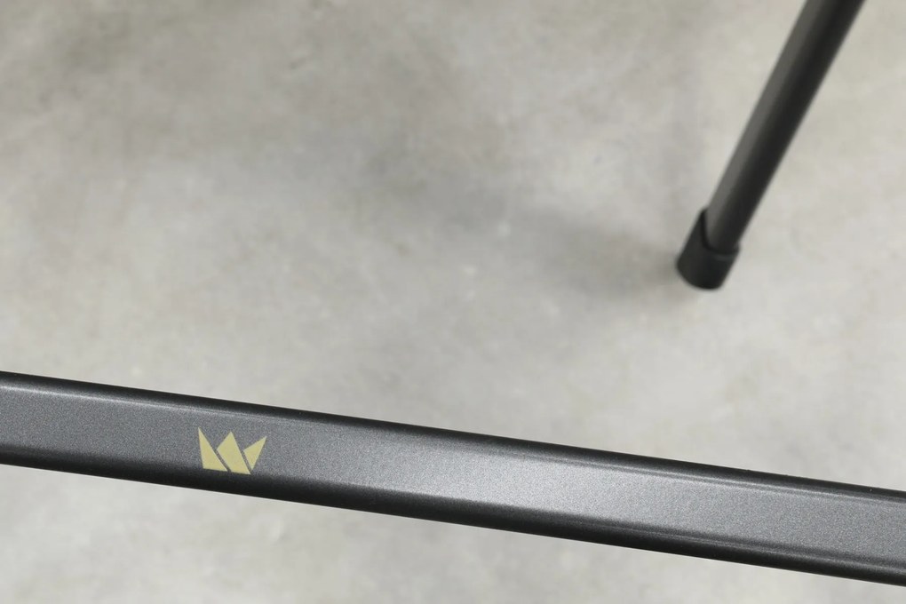 Balero ronde verstelbare bistroset strekmetaal Ø105 cm. - Antraciet