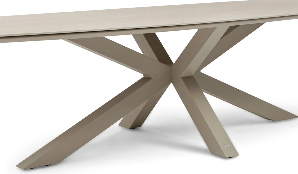 Dining Tuintafel rechthoekig 300x 120 cm Zand/Beige Voyage