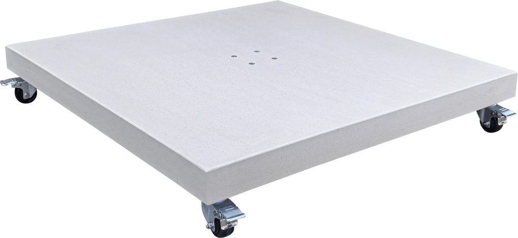 AVH parasolvoet 90 kg Hacienda / Siesta met 4 wielen zand graniet  (6,4x6,4)
