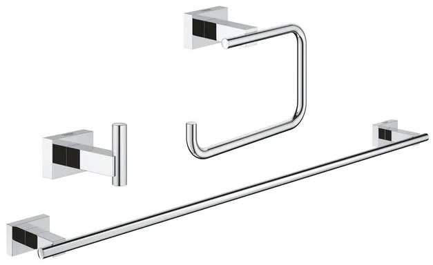 GROHE Essentials Cube accessoireset 3 in 1 chroom 40777001