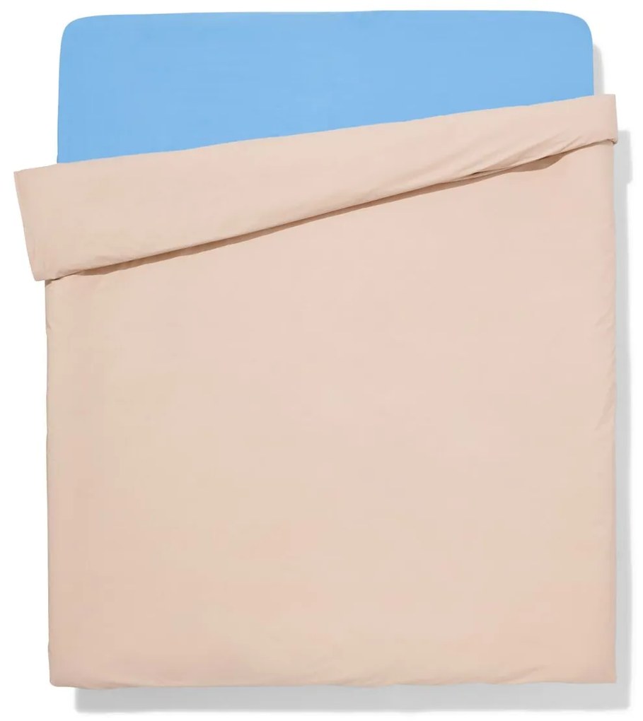 HEMA LINDA. Dekbedovertrek Percal 200x200/220 Bruisend Beige (beige)