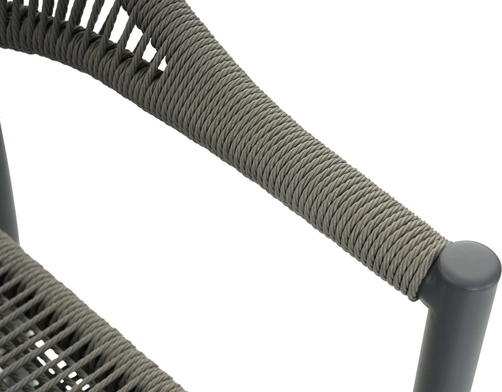 Barset 4 personen 150 cm Rope Grijs De Laan Projects