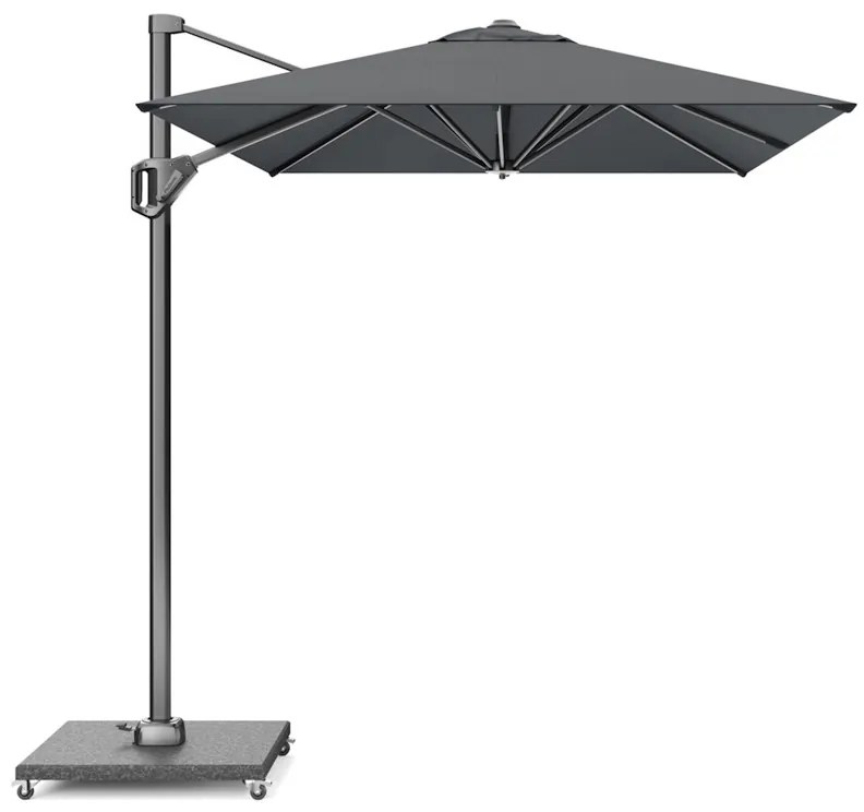 Voyager T1 zweefparasol 300x200 cm antraciet