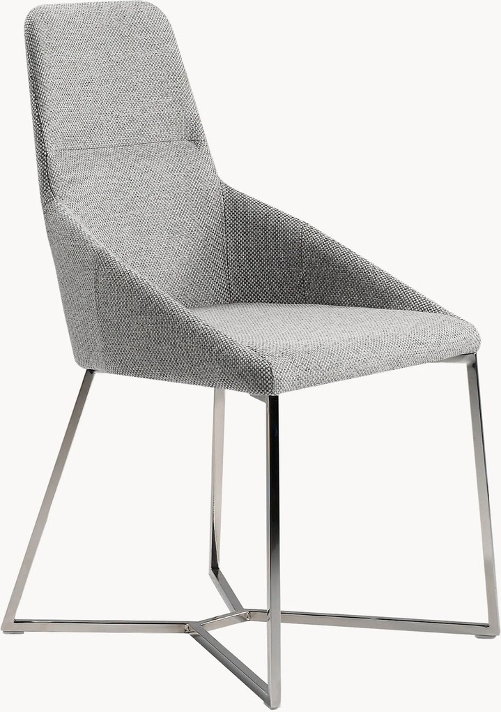 Gestoffeerde stoelen Cielo, 4-delig