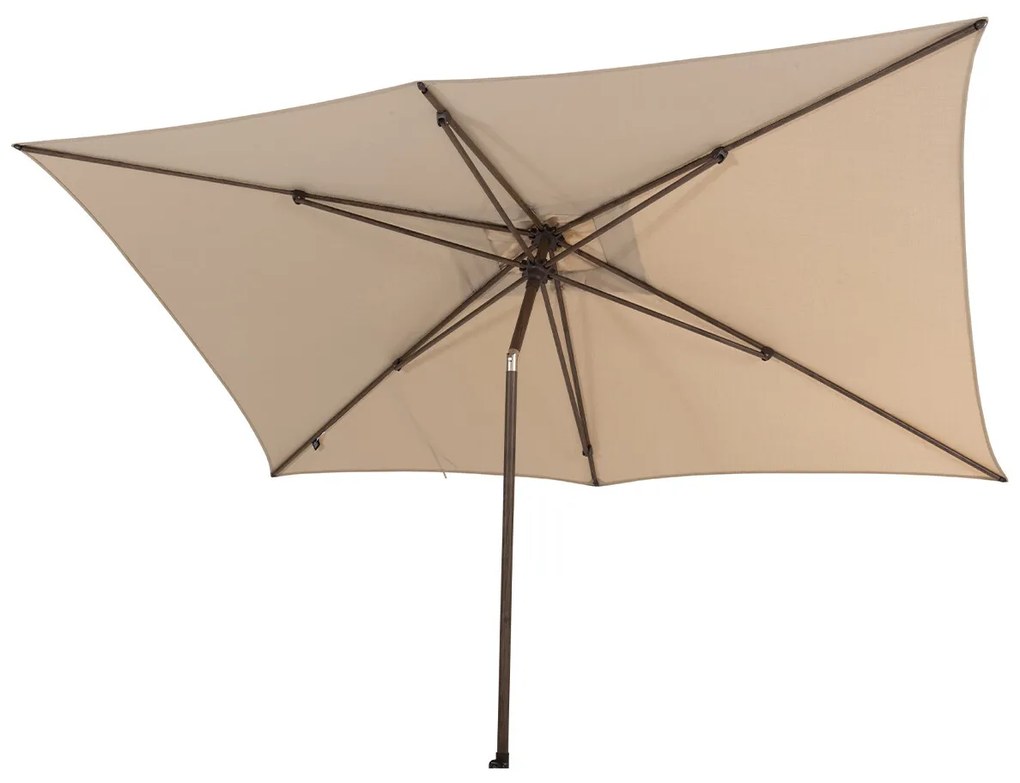 4 Seasons Azzurro stokparasol 200x300 cm beach solefin - Wenge frame