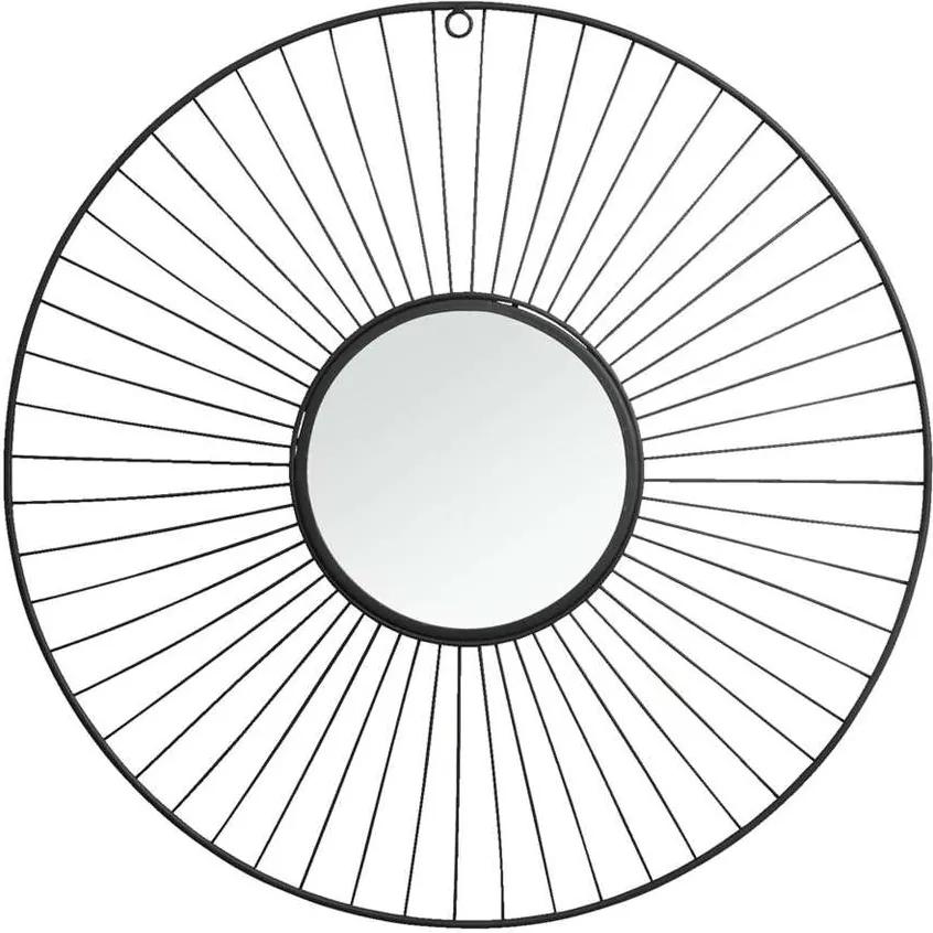 Spiegel Salamanca - zwart - 5x45 cm - Leen Bakker