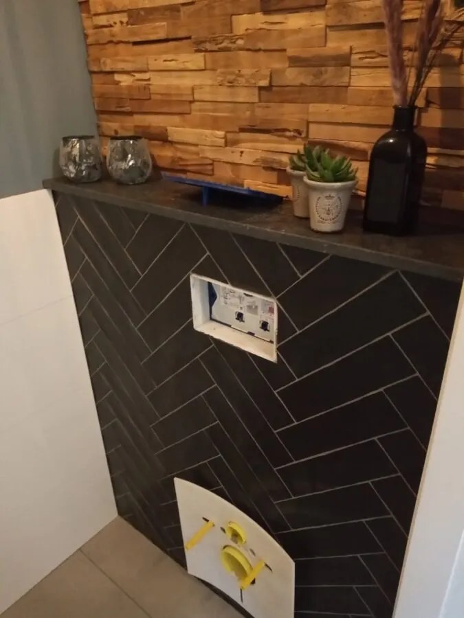 Wandtegel 7.5x30 Cm Cifre Colonial Black Mate