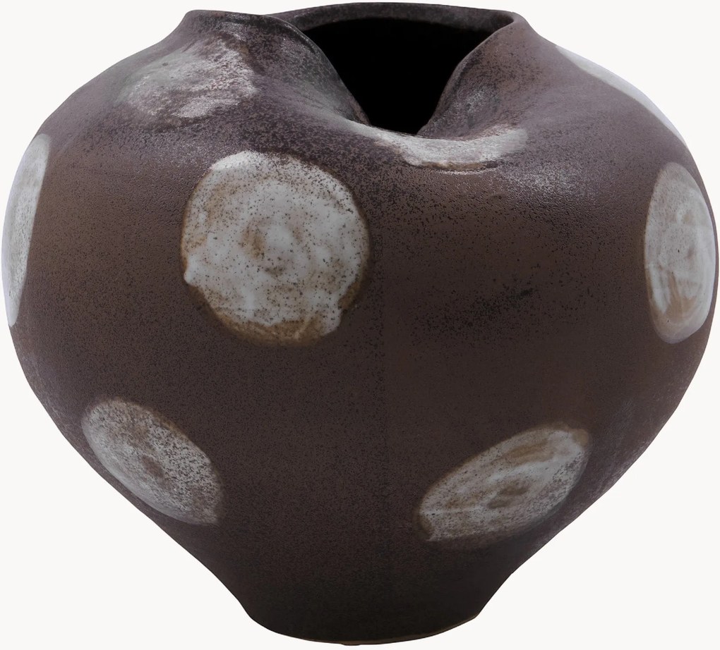 Handgemaakte keramische vaas Expo, H 19 cm