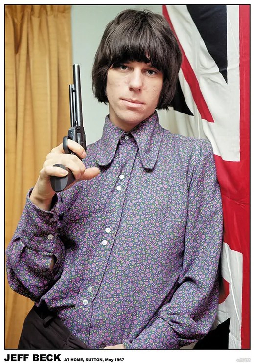 Poster Jeff Beck - Sutton 1967