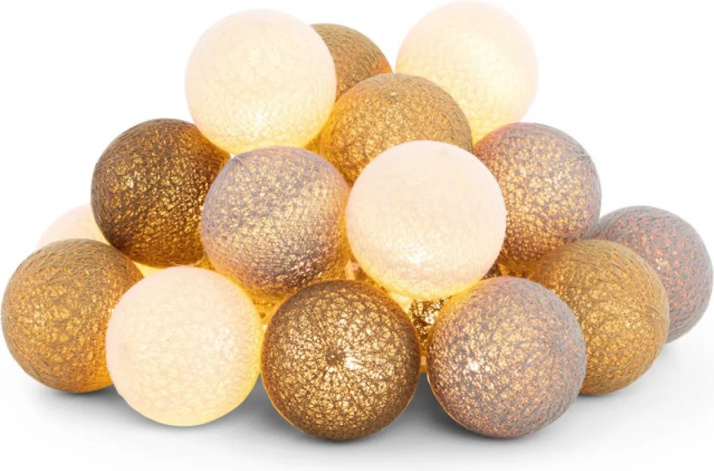 Cotton Ball Lights Outdoor lichtslinger - Starter Kit - Caramelo