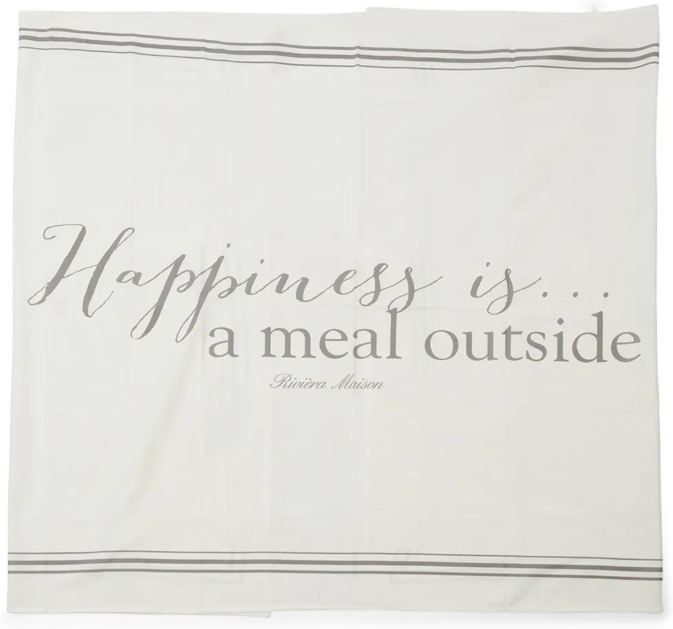 Rivièra Maison - Happiness is....Outdoor Table Cloth