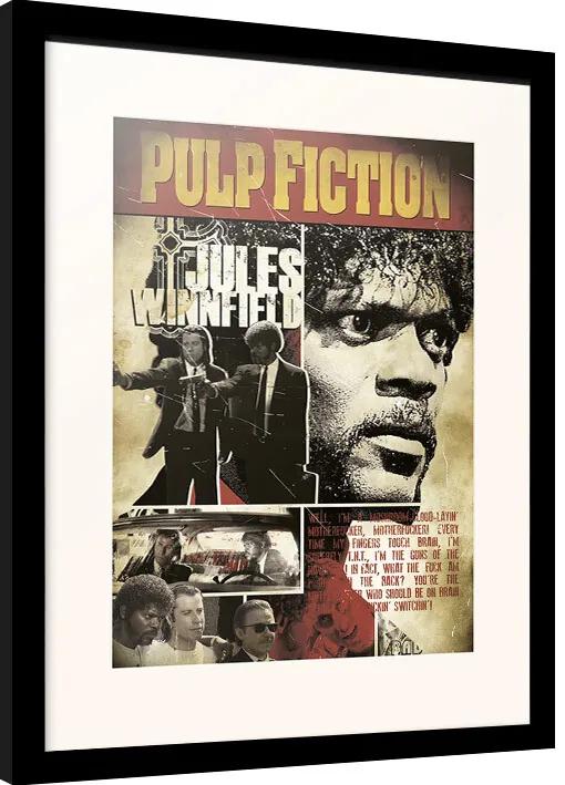 Ingelijste poster Pulp Fiction - Jules