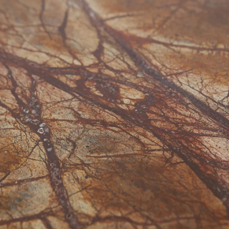 BePureHome Mellow Bijzettafels Marmer Antique Brass - 40 X 40cm.