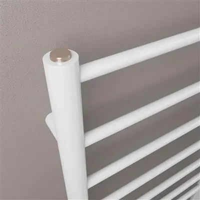 Eastbrook Tuscan Round handdoekradiator 50x80cm 306W wit glans