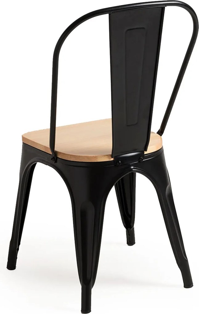 Set 4 Torix Natuurlijk Houten Stoelen