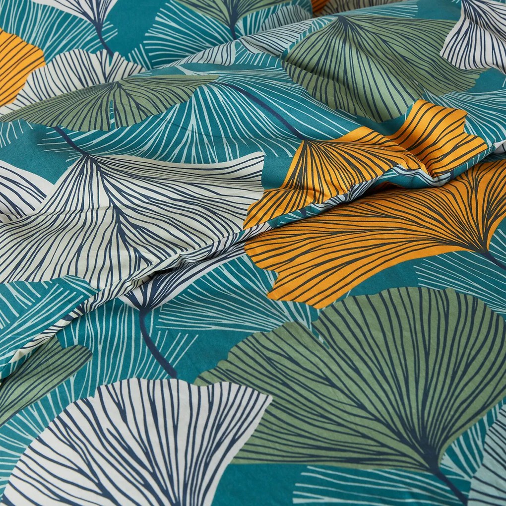 Bedset in katoen, vierkant kussensloop, Alix