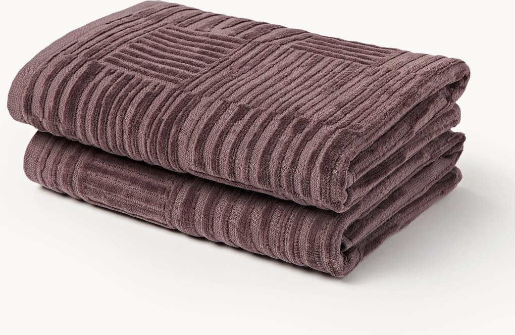 Fluwelen handdoek Petra, in verschillende formaten