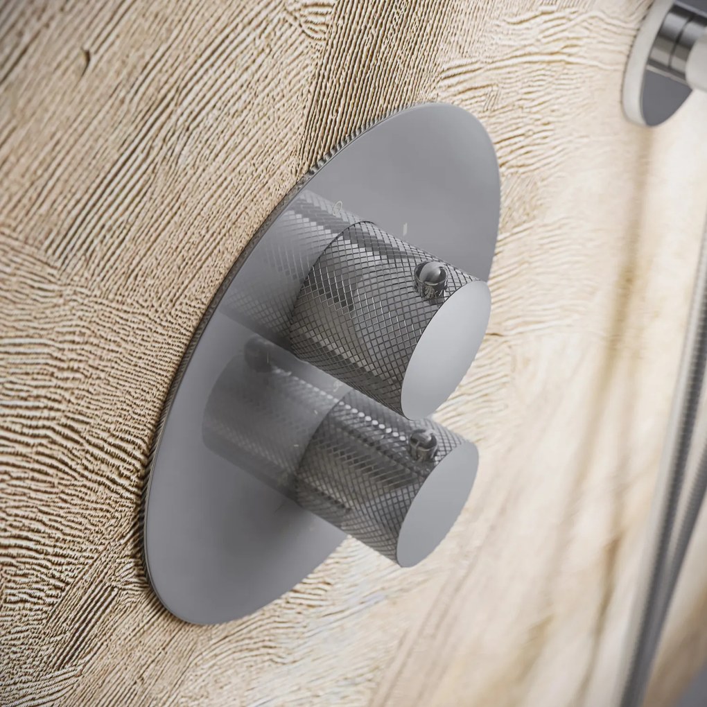 Saniclear Talpa Curved Pro inbouw badkraan rond met vrijstaande uitloop chroom