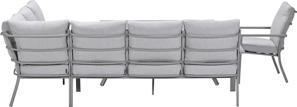 Garden Impressions Senja lounge dining set 4-delig rechts incl. stoel - valley sand