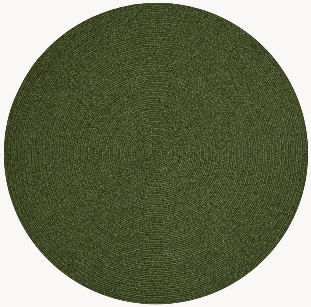 Rond indoor & outdoor vloerkleed Trenzado