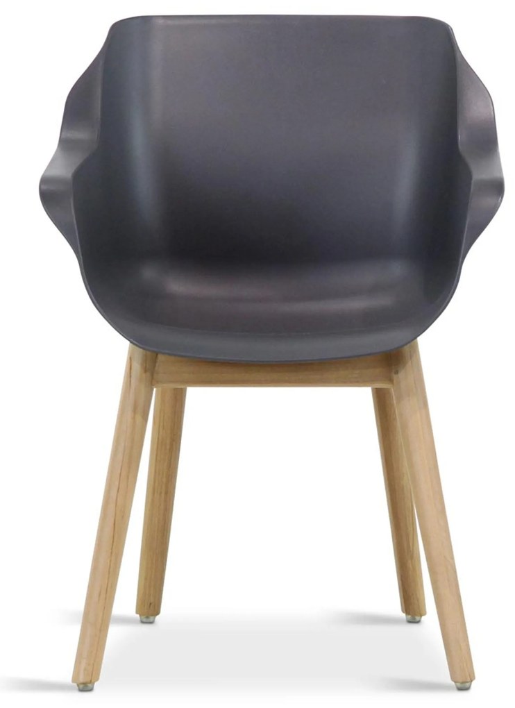 Tuinset Ronde Tuintafel 4 personen 120 cm Kunststof Grijs  Hartman Sophie