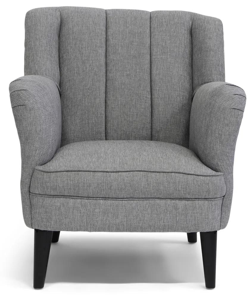 Rivièra Maison - New Chair With Channel, melane weave, fog XSX